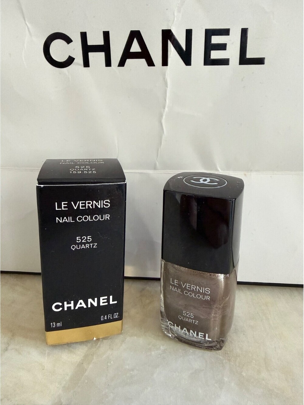 Rare CHANEL Le Vernis Nail Colour 525 QUARTZ Discontinued HTF Vintage New in Box